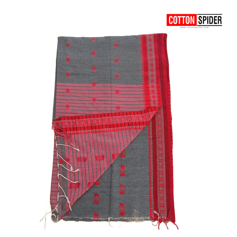 Khadi Gray Color floral - Image 2