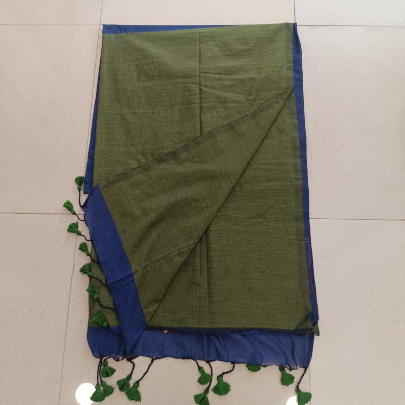 Khadi Green and Blue - Image 3