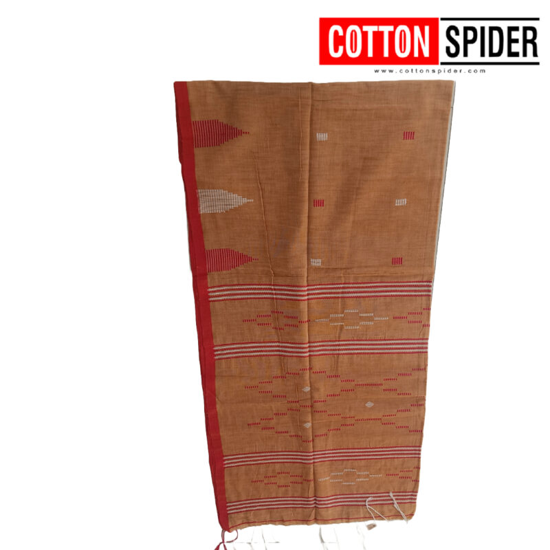 Khadi Brown Saree - Image 2