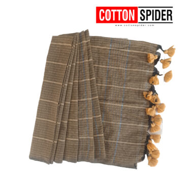 Khadi Brown Shade Saree
