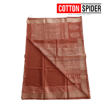 Maheswari Saree_ Mocha Brown colour - Image 2