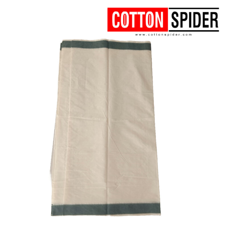 Kerala White with Black  Border Saree - Image 3