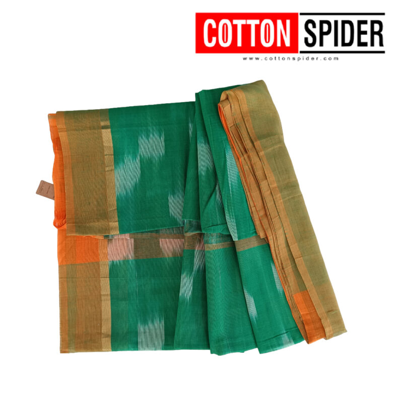 Pochampally Green Design saree