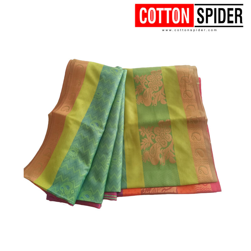 Bud Silk Green Saree