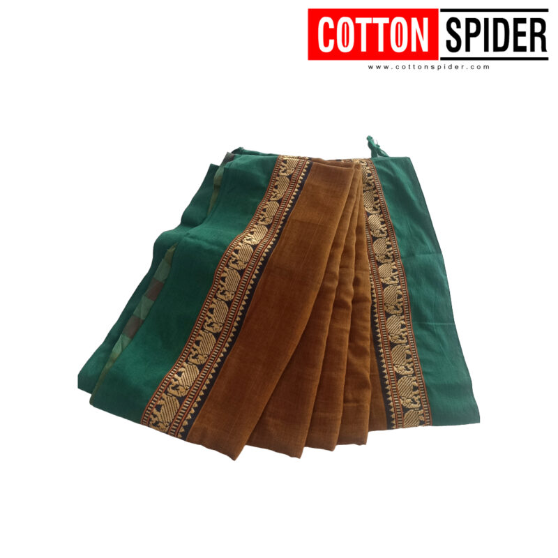 Narayanpet Brown Saree