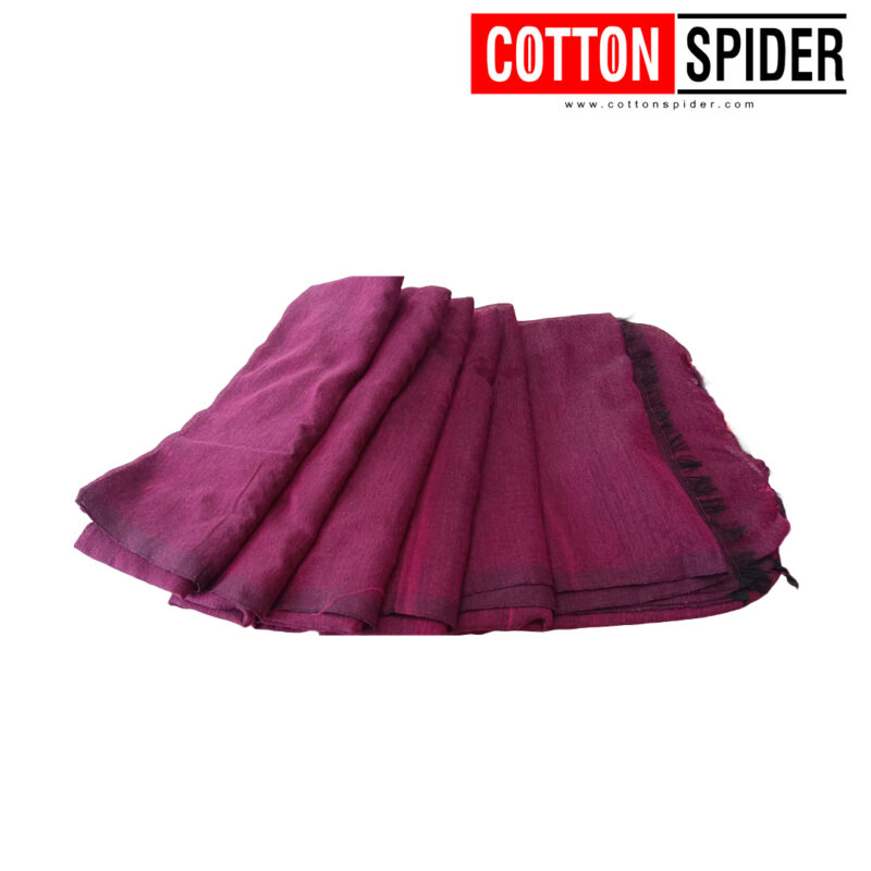 Khadi  Dark Violet Saree