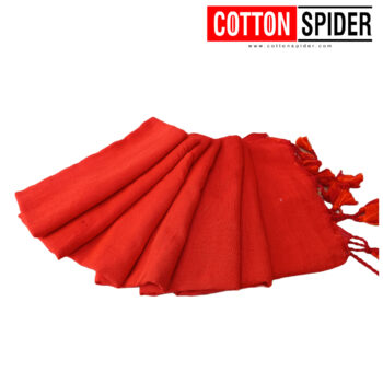 Khadi  Orange Saree