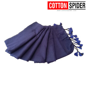 Khadi  Blue Saree