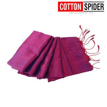 Khadi Tissue Purple Saree