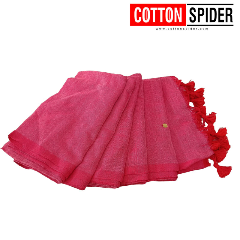 Khadi Pink Saree
