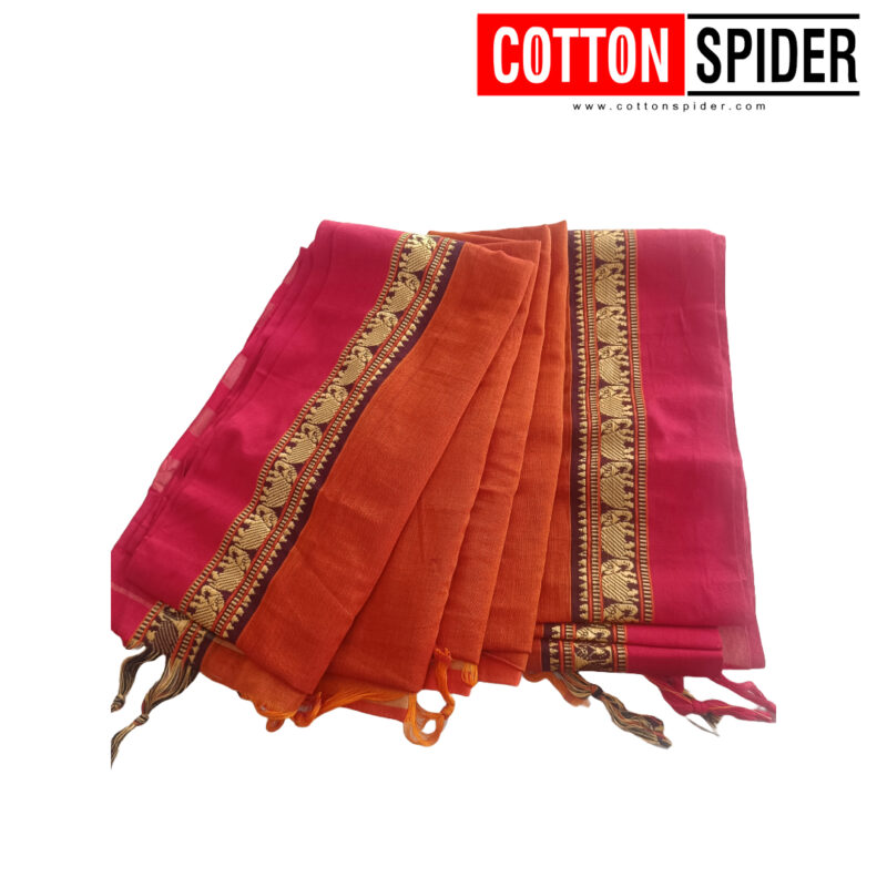 Narayanpet Orange Saree