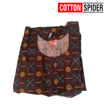 Brown  Pink  Design Nighty
