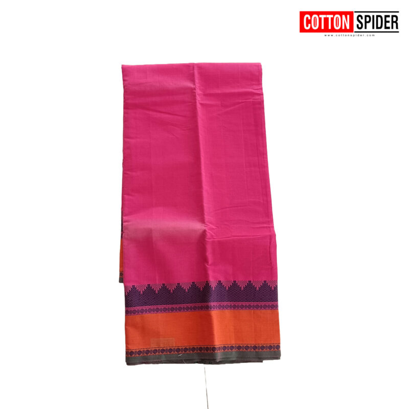 Chettinad Pink  Saree - Image 3