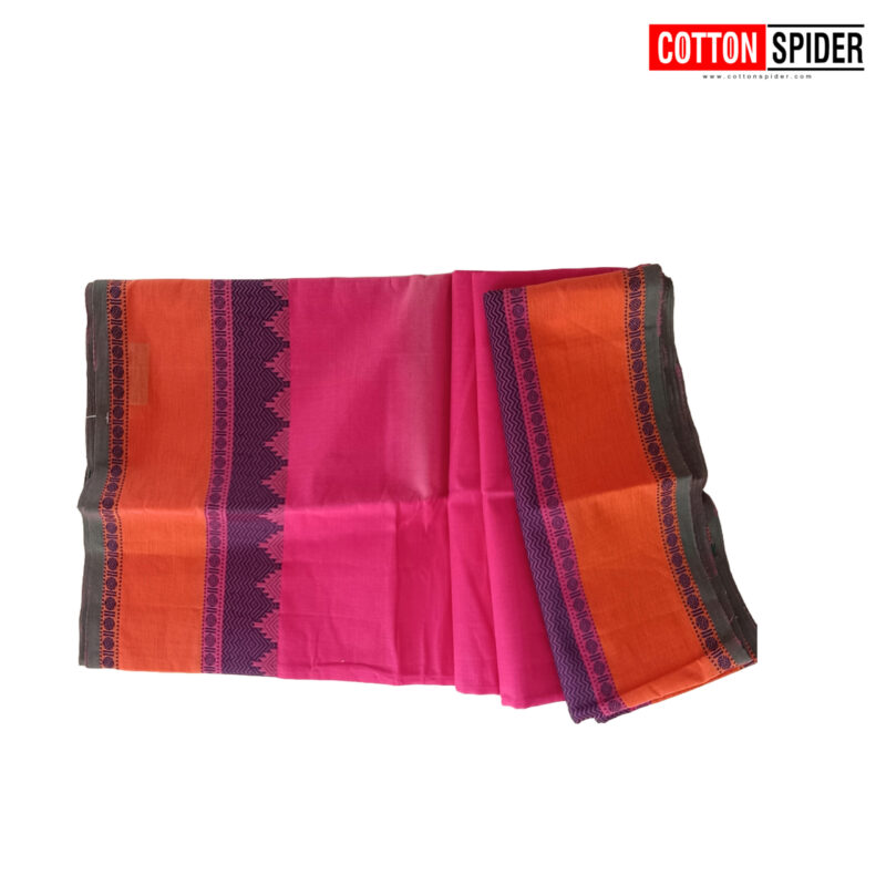 Chettinad Pink  Saree