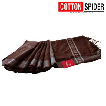 Linen Brown Saree