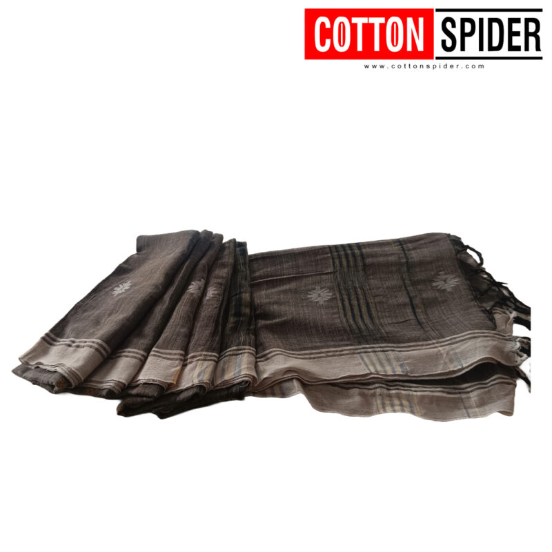 Khadi Grey Saree