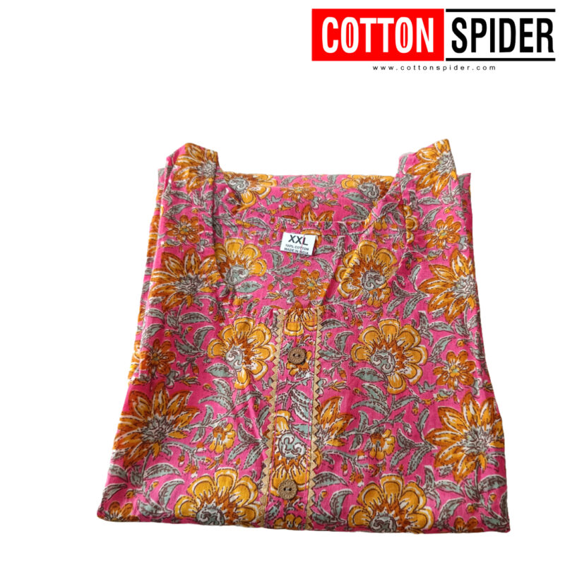 Pink & Yellow Churidar