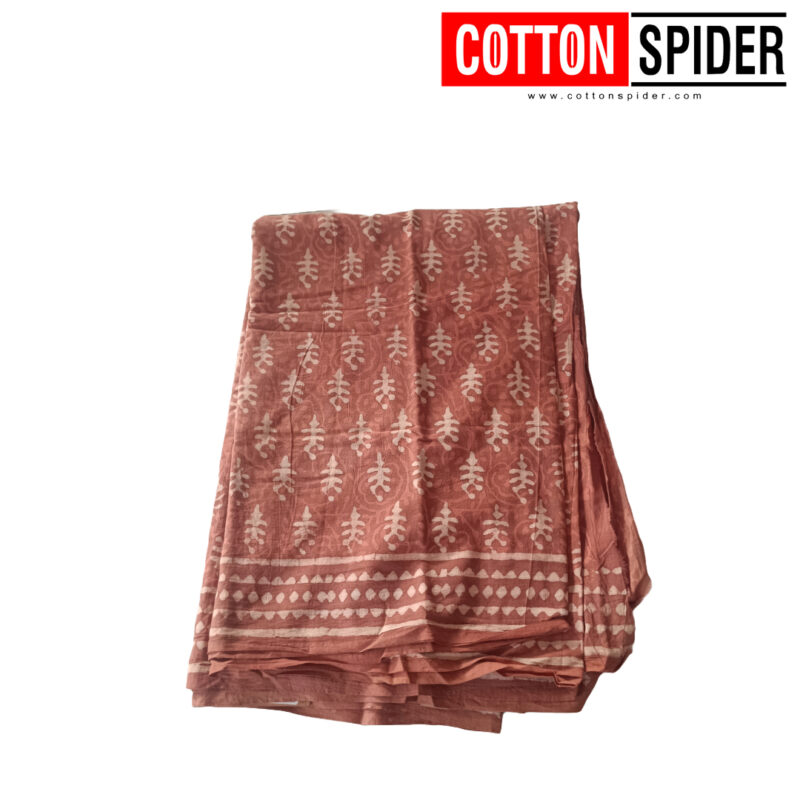 MulMul Brown Saree - Image 2