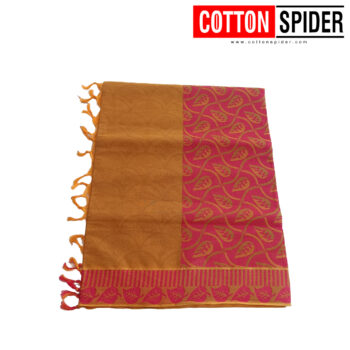 Negamam Green Saree  With  Pink Border - Image 2