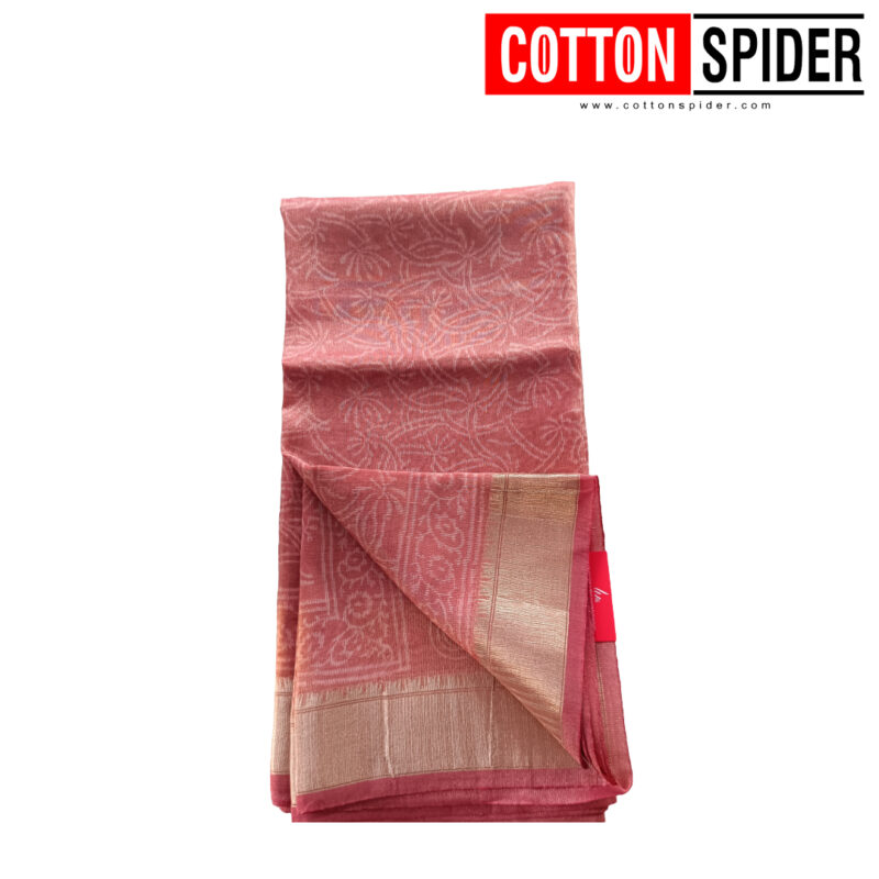 Mahewari Pink Shade Saree - Image 3