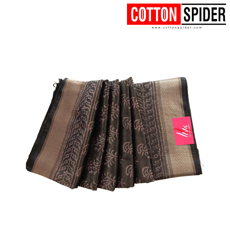 Mahewari Black Saree