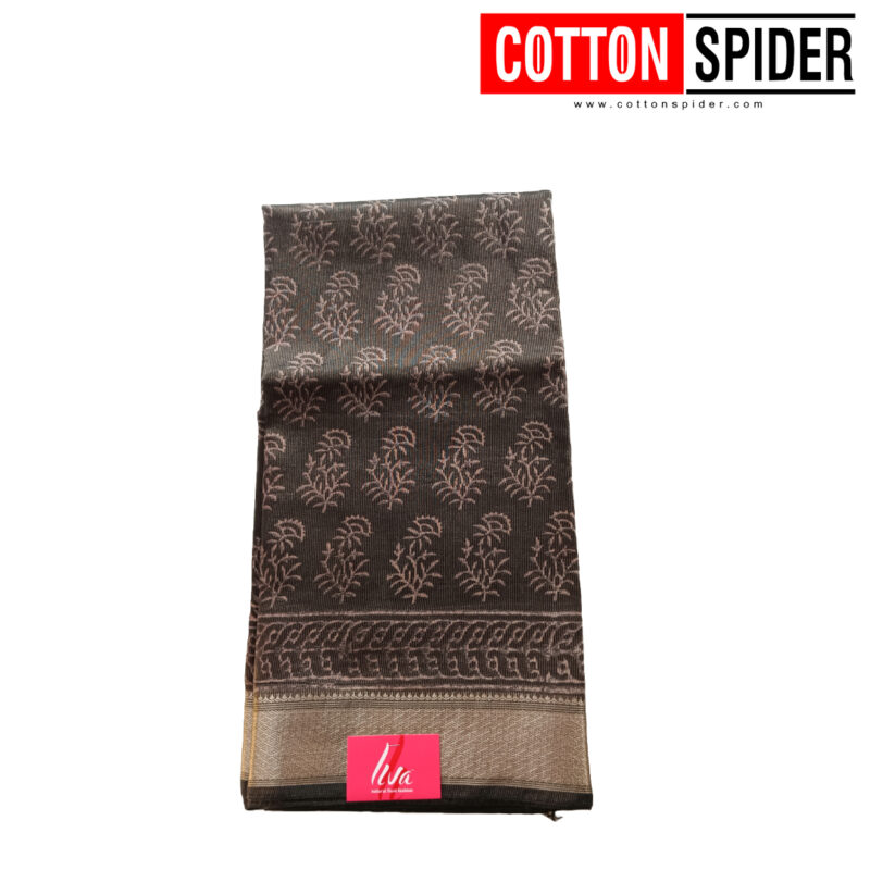 Mahewari Black Saree - Image 2