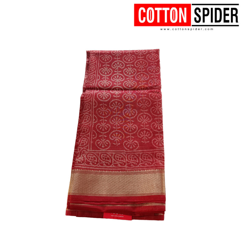 Mahewari  Red Saree - Image 3
