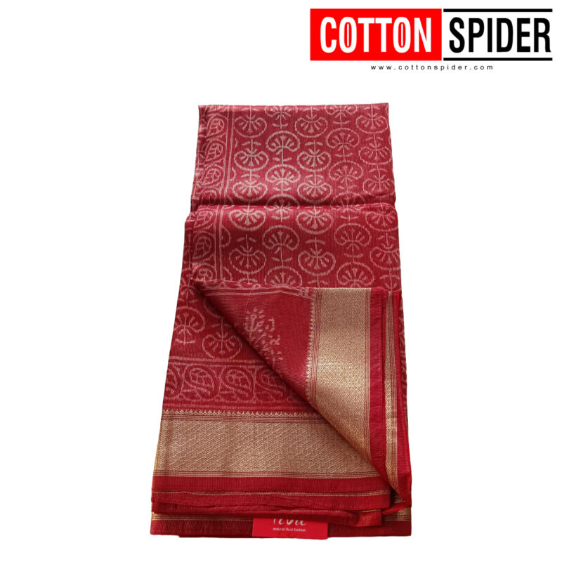Mahewari  Red Saree - Image 2