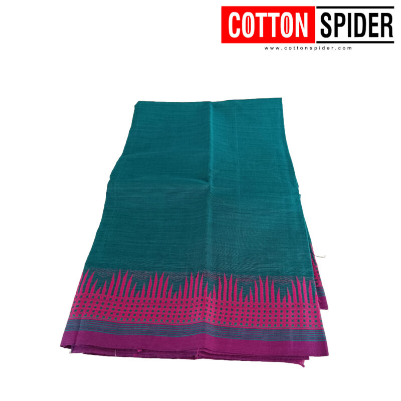 Chettinad  Green Saree - Image 2