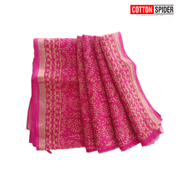 Kota Dark Pink  Saree