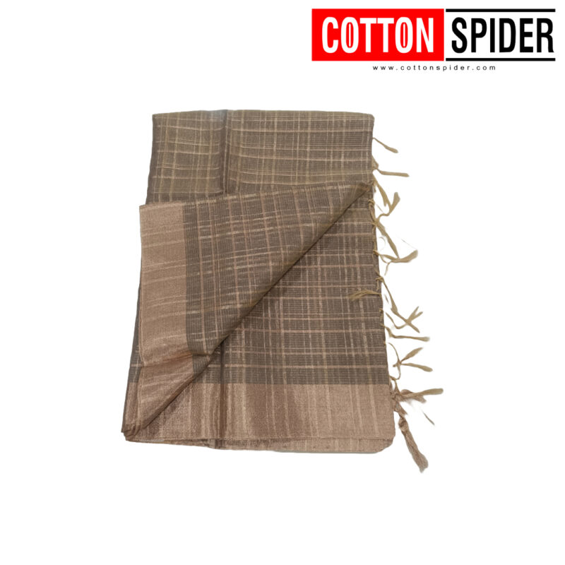 Sungudi Grey Shade Saree - Image 3