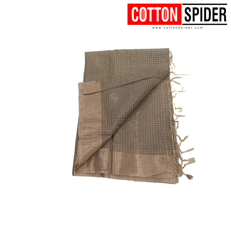 Sungudi Grey Shade Saree - Image 3