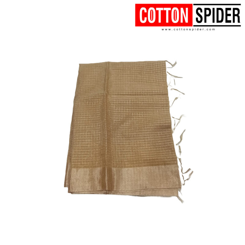Sungudi Gold Shade Saree - Image 2