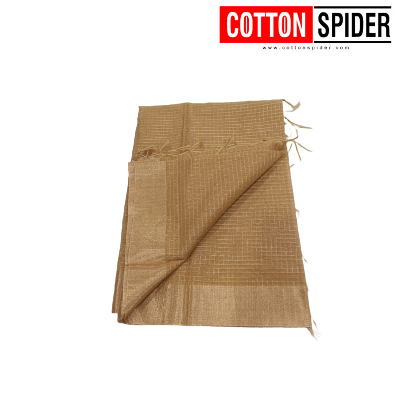 Sungudi Gold Shade Saree - Image 3