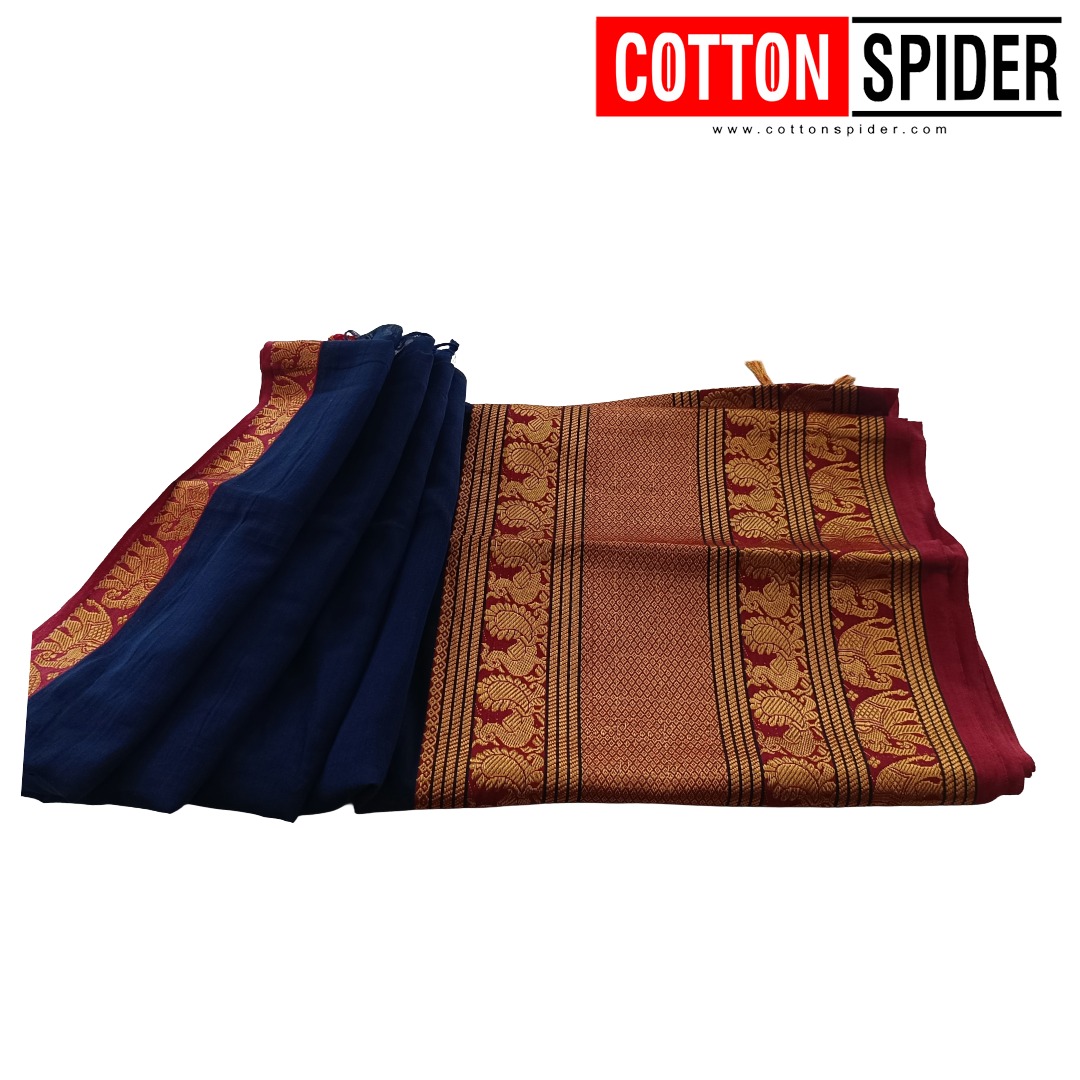 Narayanpet Blue Saree