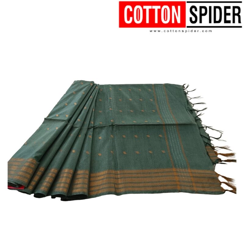 Tussar Green Saree