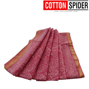 MulMul Light Pink Saree