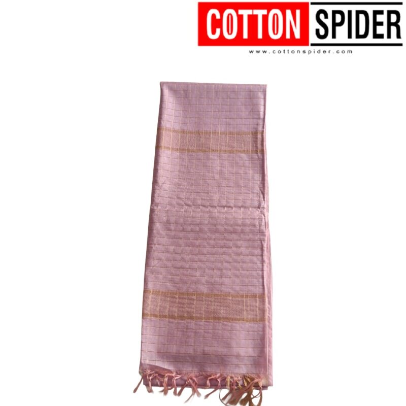 Art silk Light Pink Saree - Image 2