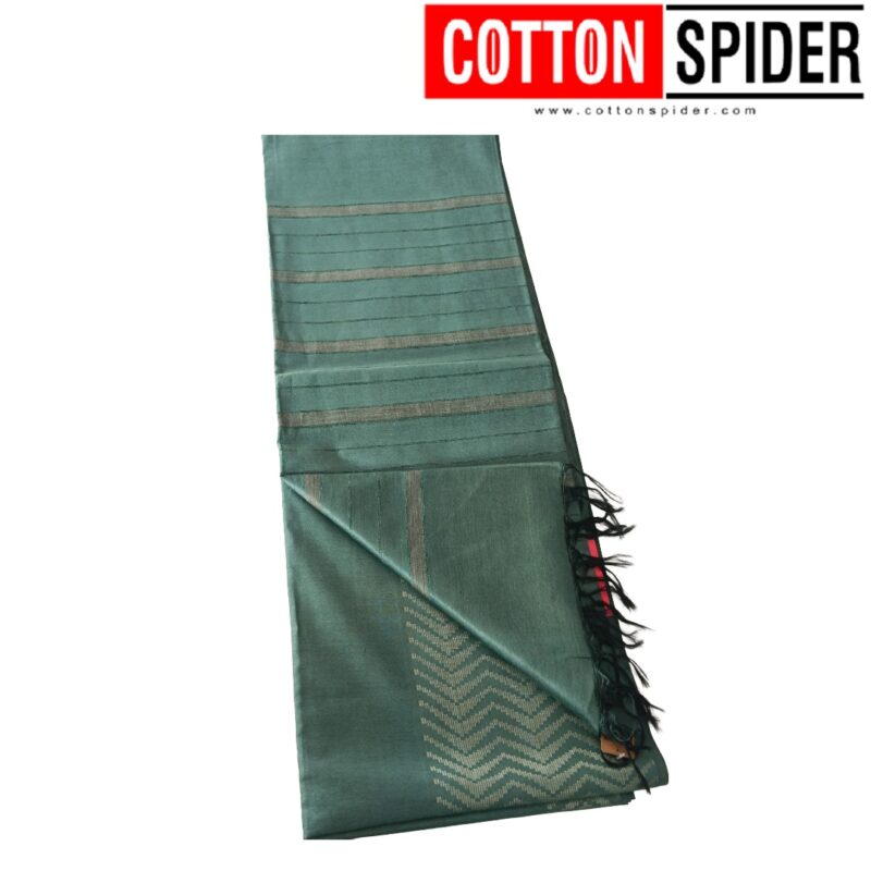 Art silk Green Saree - Image 3