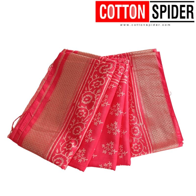 Maheswari  Red Saree