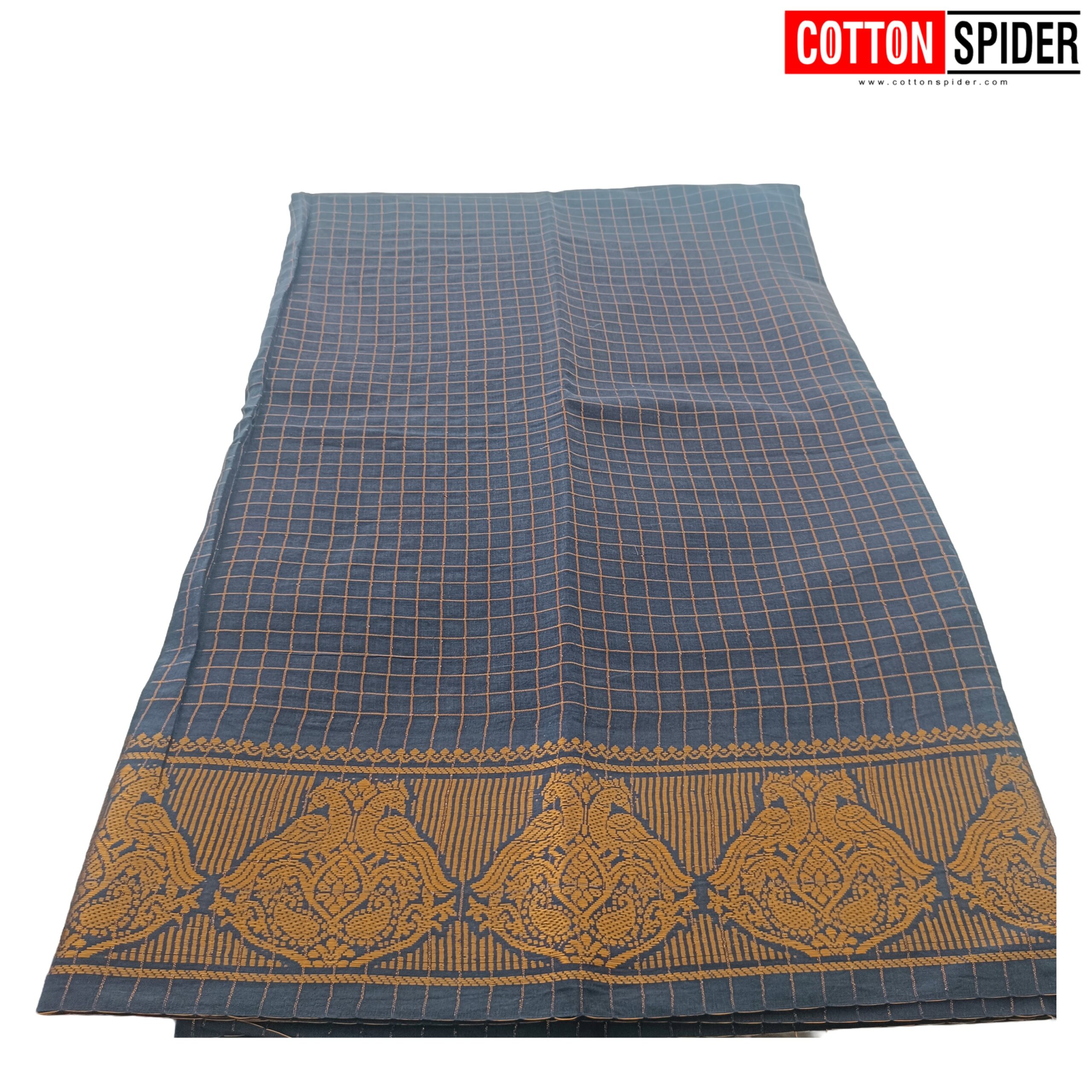 Sungadi Blue Saree - Image 2